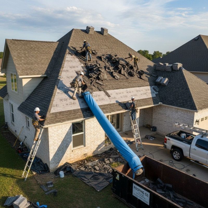 Asphalt Roof Replacement in Woodbine, GA