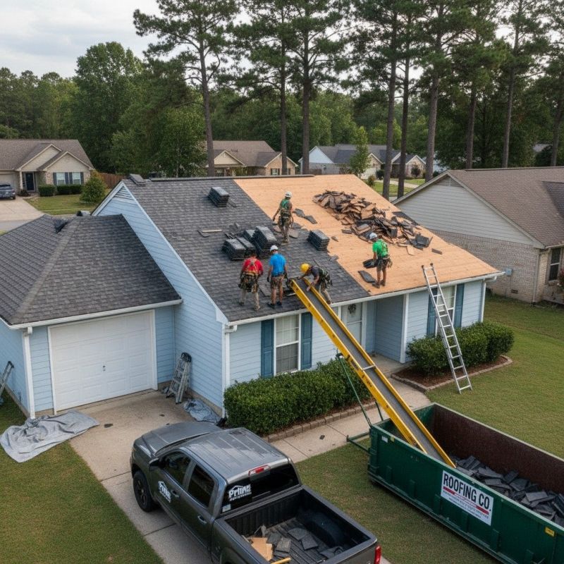 Shingle Roof Replacement in Camden County, GA